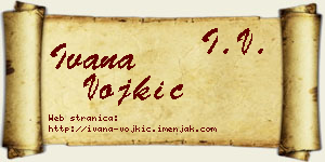 Ivana Vojkić vizit kartica